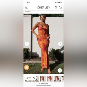 Maxi flower dress (with Tags on)